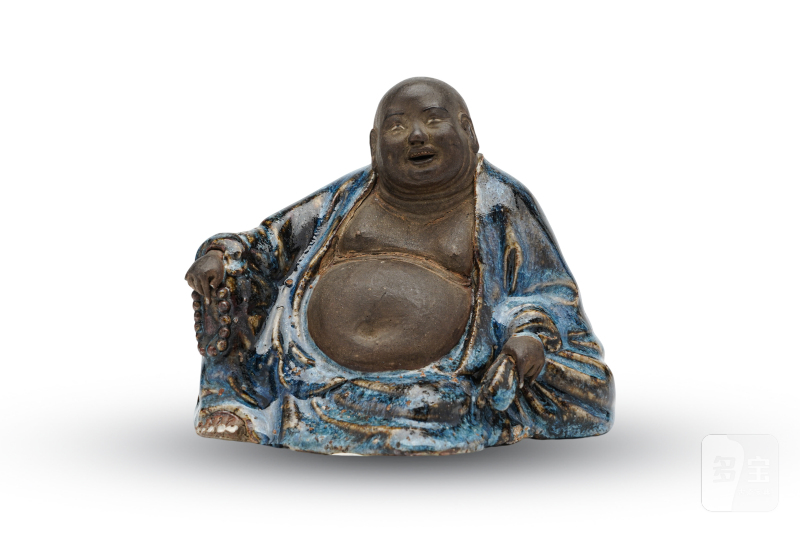 清早期 石湾窑弥勒佛造像